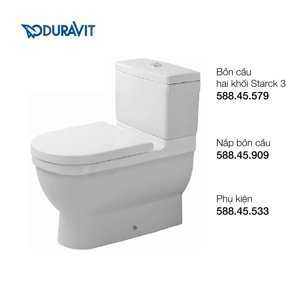 Bồn cầu 2 khối Duravit 588.46.402