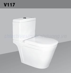 Bồn cầu 2 khối Hảo Cảnh V117