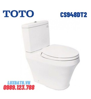 Bồn cầu 2 khối kèm nắp rửa êm Toto CS948DT2