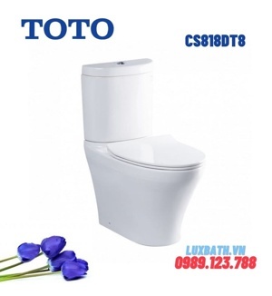 Bồn cầu 2 khối Toto CS818DT8