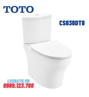 Bồn cầu 2 khối Toto CS838DT8