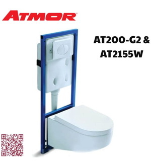 Bồn cầu Atmor treo tường AT2155W