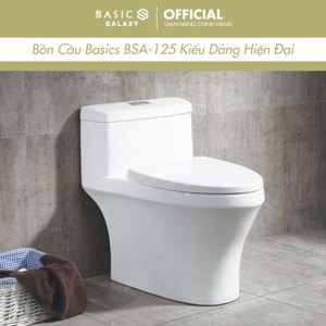 Bồn cầu Basic BSA125 - 1 khối, nắp đóng êm