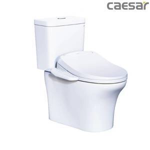 Bồn cầu cảm ứng nắp rửa điện tử Caesar CD1341+TAF400H