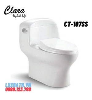 Bồn cầu CLARA CT-107SS, một khối