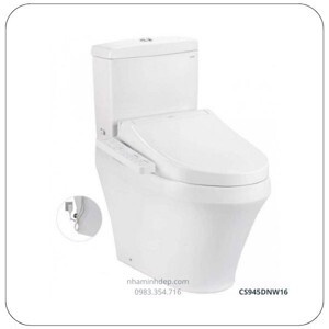 Bồn cầu điện tử Toto CS945DNW16 Nắp rửa washlet TCF23410AAA C2