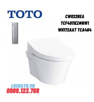 Bồn cầu điện tử treo tường Toto CW822REA#W/TCF4911EZ#NW1