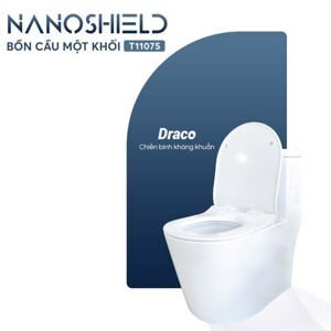 Bồn cầu Draco T1107S - 1 khối