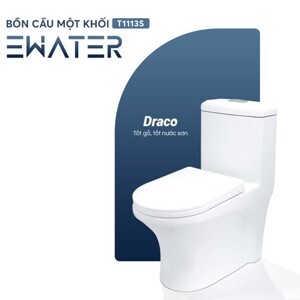 Bồn cầu Draco T1113S - 1 khối