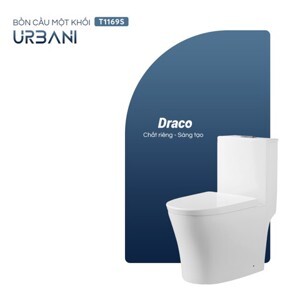 Bồn cầu Draco T1169S - 1 khối