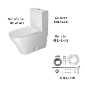 Bồn cầu DUravit 588.45.394