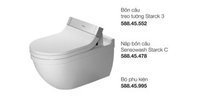 Bồn cầu DUravit 588.46.404