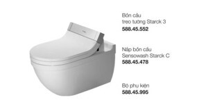 Bồn cầu DUravit 588.46.404