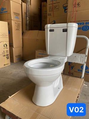 Bồn cầu Hảo Cảnh V02 - 2 khối, 2 nút nhấn