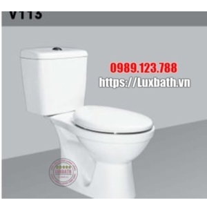 Bồn cầu Hảo Cảnh V113, 2 khối 2 nút nhấn