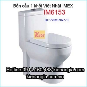 Bồn cầu Imex IM 6153 - 1 khối