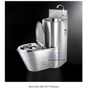 Bồn cầu Imex IM 6159L, Inox 304