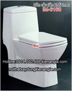 Bồn cầu Imex IM 6168 - 1 khối