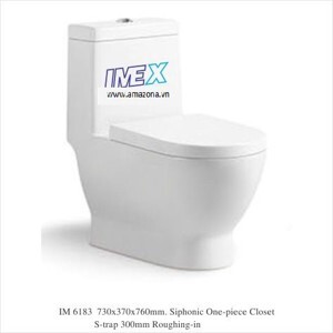 Bồn cầu Imex IM 6183 - 1 khối