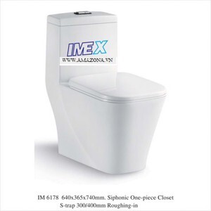 Bồn cầu Imex IM6178 - 1 khối