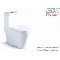 Bồn cầu Imex IM6184, 1 khối