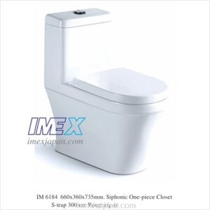 Bồn cầu Imex IM6184, 1 khối