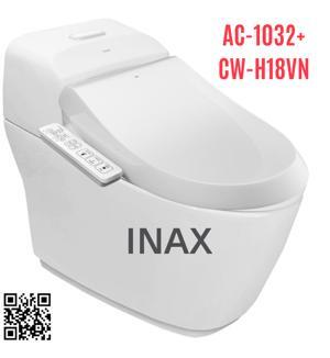 Bồn cầu Inax AC-1032 + CW-H18VN - 1 khối, nắp rửa điện tử