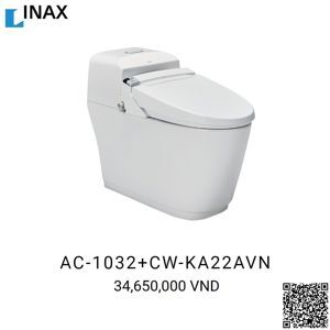 Bồn cầu Inax AC-1032+CW-KA22AVN - 1 khối, nắp rửa điện tử