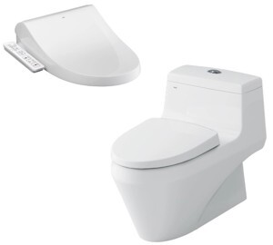 Bồn cầu Inax AC-1035 + CW-H18VN, nắp rửa điện tử