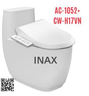 Bồn cầu Inax AC-1052+CW-H17VN - 1 khối, nắp rửa điện tử