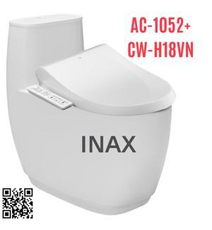 Bồn cầu Inax AC-1052+CW-H18VN - 1 khối, nắp rửa điện tử