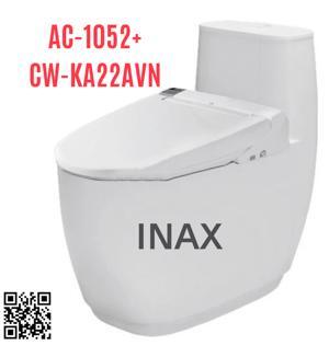 Bồn cầu Inax AC-1052+CW-KA22AVN - 1 khối, nắp rửa điện tử