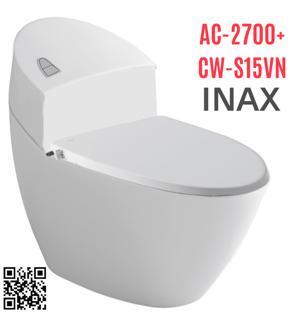 Bồn cầu Inax AC-2700+CW-S15VN (Nắp shower toilet)