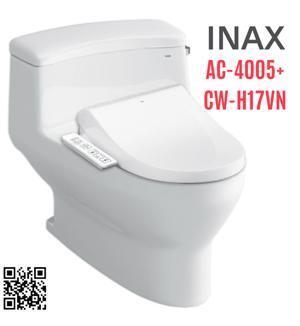 Bồn cầu inax AC-4005+CW-H17VN - 1 khối, nắp rửa điện tử