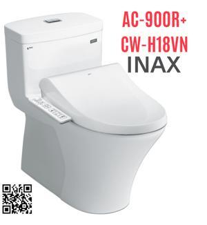 Bồn cầu Inax AC-900R+CW-H18VN - 1 khối, nắp điện tử