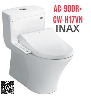 Bồn cầu INAX AC-900R/CW-H17VN - 1 khối, nắp điện tử