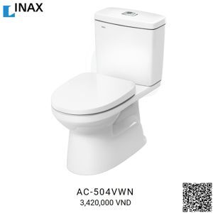 Bồn cầu Inax Inax AC-504VWN - 2 khối