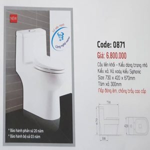 Bồn cầu KASSANI KS0871