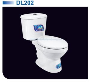 Bồn cầu két rời xả nhấn Dolacera DL202