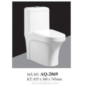 Bồn cầu liền khối Aqua AQ-2069