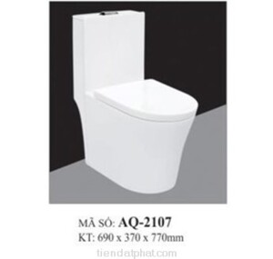 Bồn cầu liền khối Aqua AQ-2107