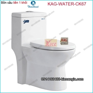 Bồn cầu liền khối Thiên Thanh Water (CK67)