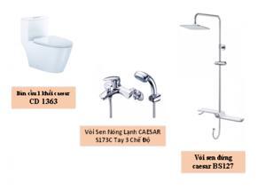 Bồn cầu một khối Caesar CD1363
