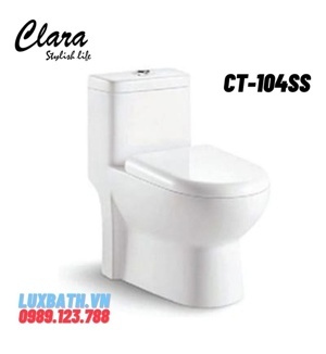 Bồn cầu một khối Clara CT-104SS (4.5L/3L)