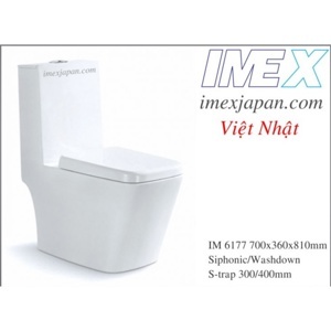 Bồn cầu một khối Imex IM6177 (IM 6177)