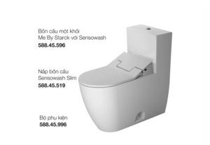 Bồn cầu một khối Me By Starck Với Sensowash Duravit 588.46.412