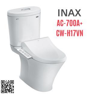 Bồn cầu nắp điện tử Inax AC-700A/CW-H17VN