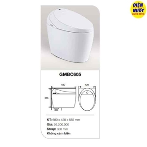 Bồn cầu thông minh Gama GMBC605