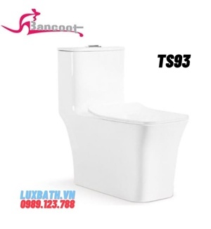 Bồn cầu toilet Bancoot liền khối vuông TS93