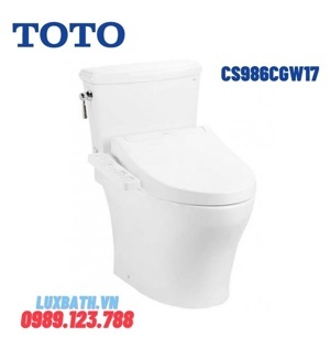 Bồn cầu Toto CS986CGW17 nắp rửa Washlet TCF23460AAA